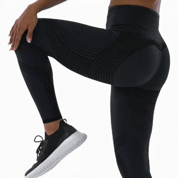 "Legging de sport noir à taille haute  pour femme"